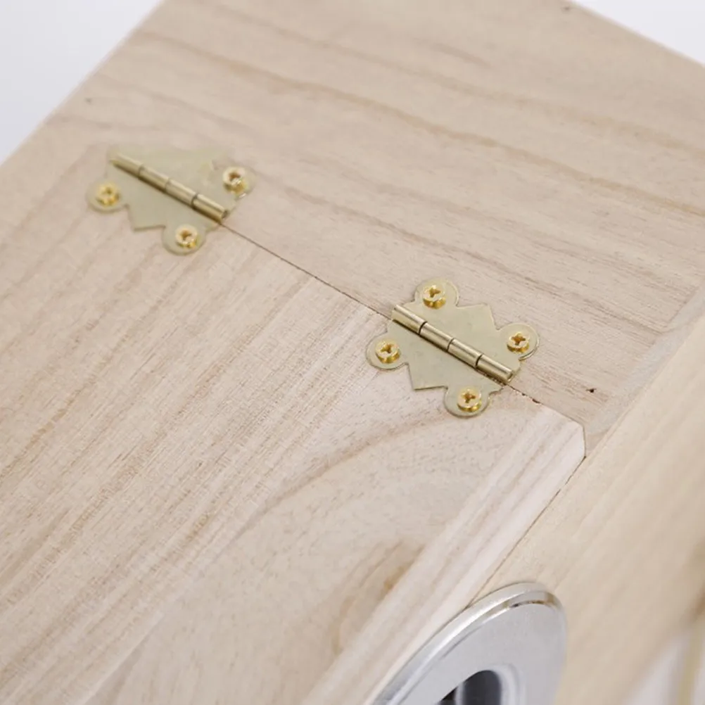 40Pcs Bird Nest Box Anti Bite Rings and Iron Hinges Durable Breeding Box Hardware Easy Install