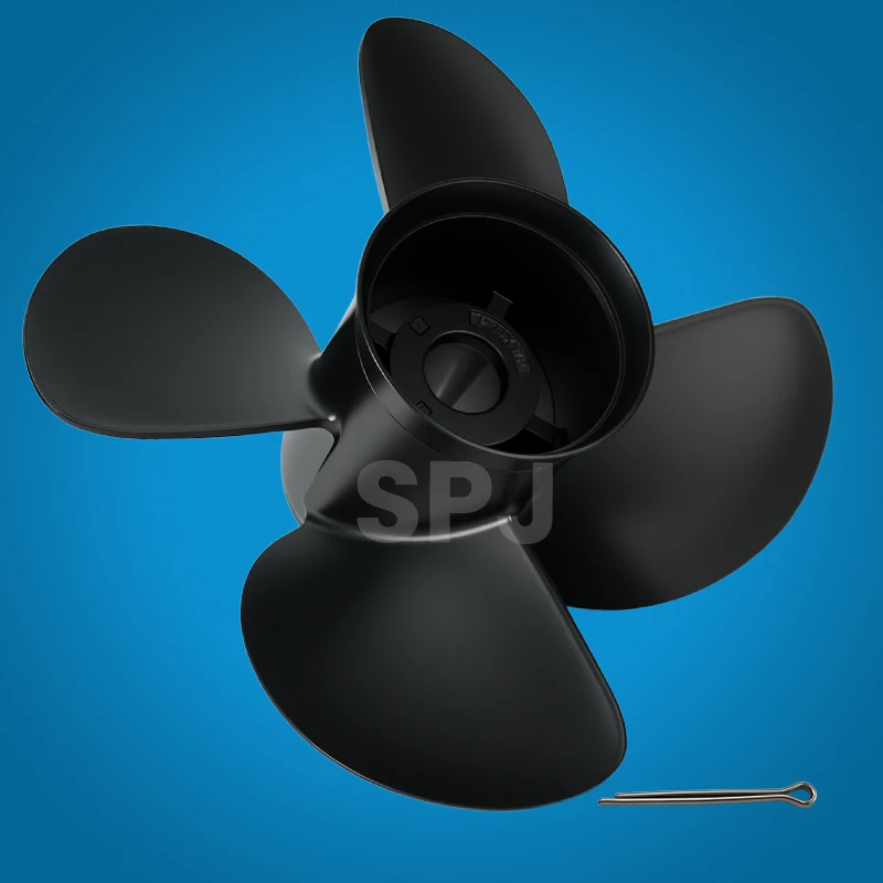 

Boat Engine Parts 14x17 Outboard Propeller for Mercury 90-300HP Motor Aluminum 4-Blade Marine Propeller 48-8M0084494