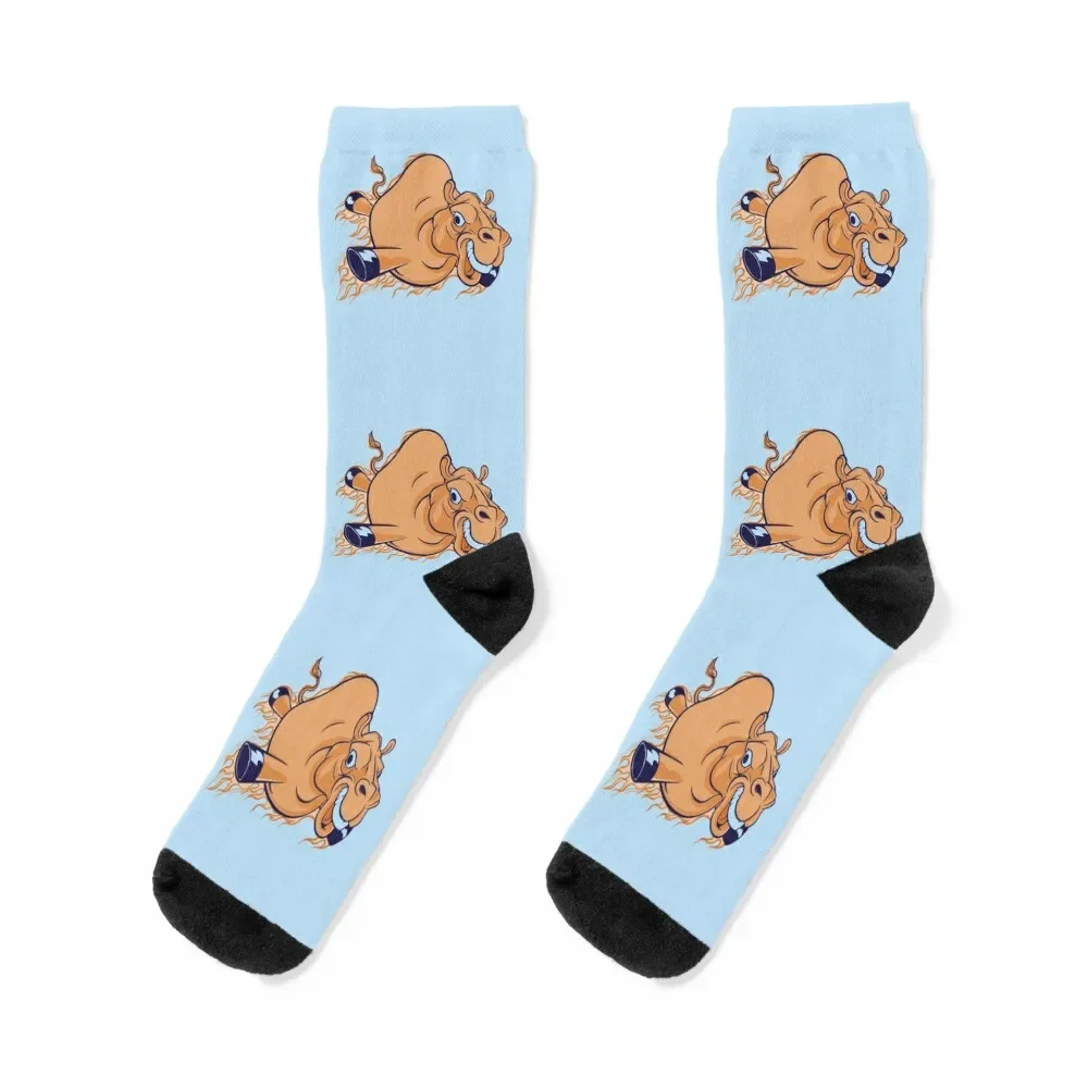 

Flying camel, camel comic, dromedary Socks Sports Climbing winter crazy Men's Socks Luxury Women's