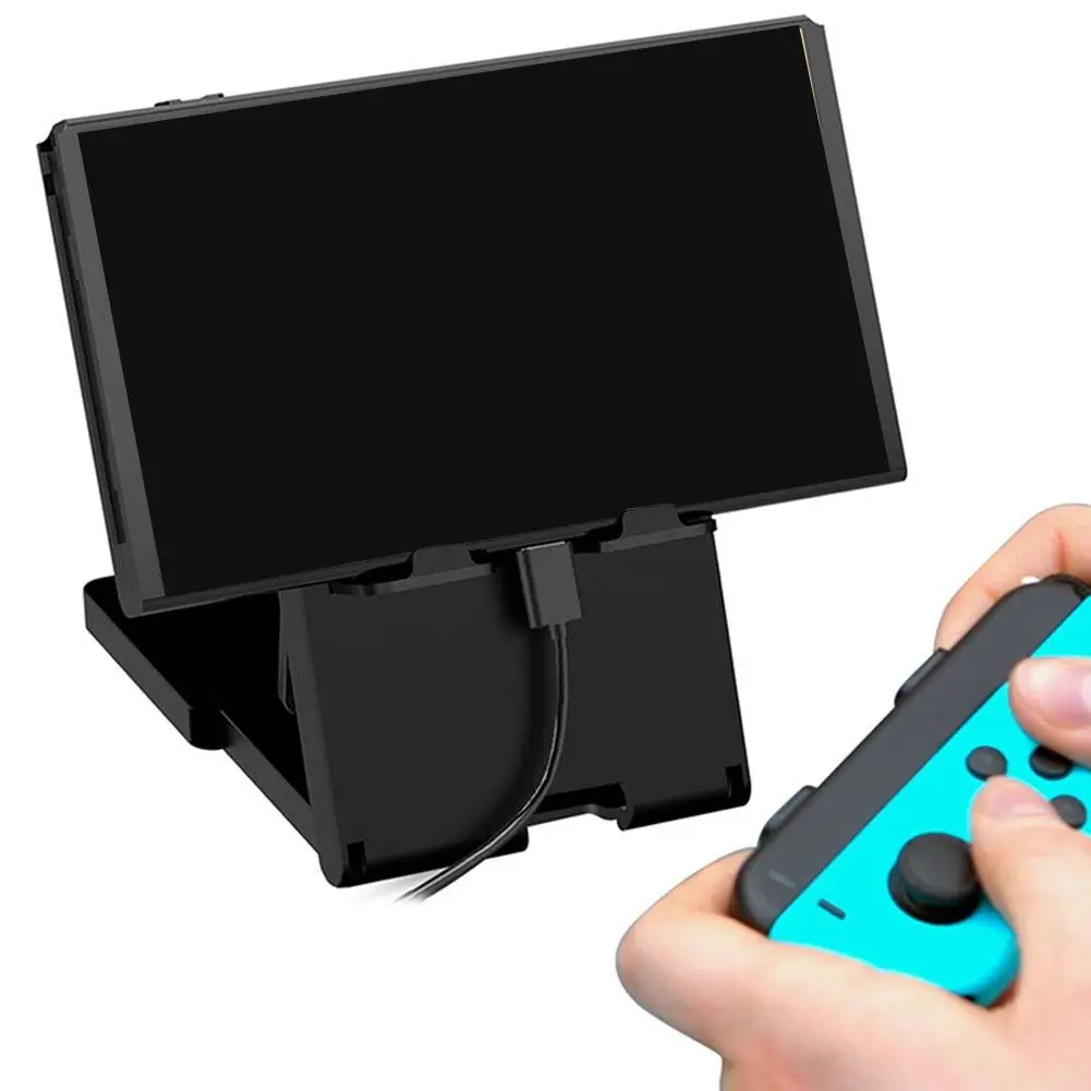 Foldable Adjustable Game Console Stand For Nintendo Switch 2 Lite OLED Multi‑Angle Desktop Holder With Game Card Slot Portable