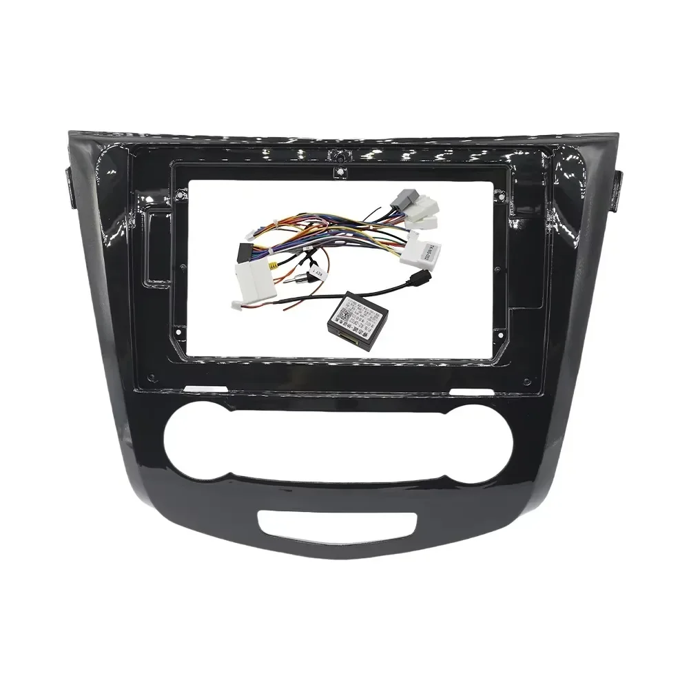 10.1 Inch Car Radio Installation Double Din DVD GPS Mp5 Plastic Fascia Panel Frame For 2014 NISSAN X-TRAIL Auto AC