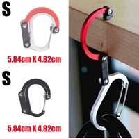 Mountaineering buckle Hybrid Gear Clip - Carabiner Rotating Hook Clip Non-Locking Strong Clips For Camping Fishing Hiking