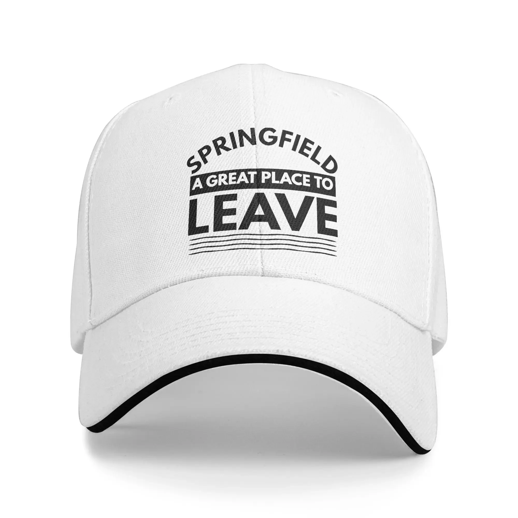 

Springfield A Great Place To Leave Sun Baseball Cap Summer Casual Hip Hop Hats For Men Adult Outdoor Sport Baseball Caps