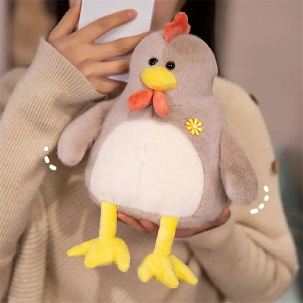 Comforting Sleep Doll Simulation Yellow Chick Toys Fluffy Soft Hug Animal Stuffed Doll Collection Cartoon Frog Stuffed Gifts