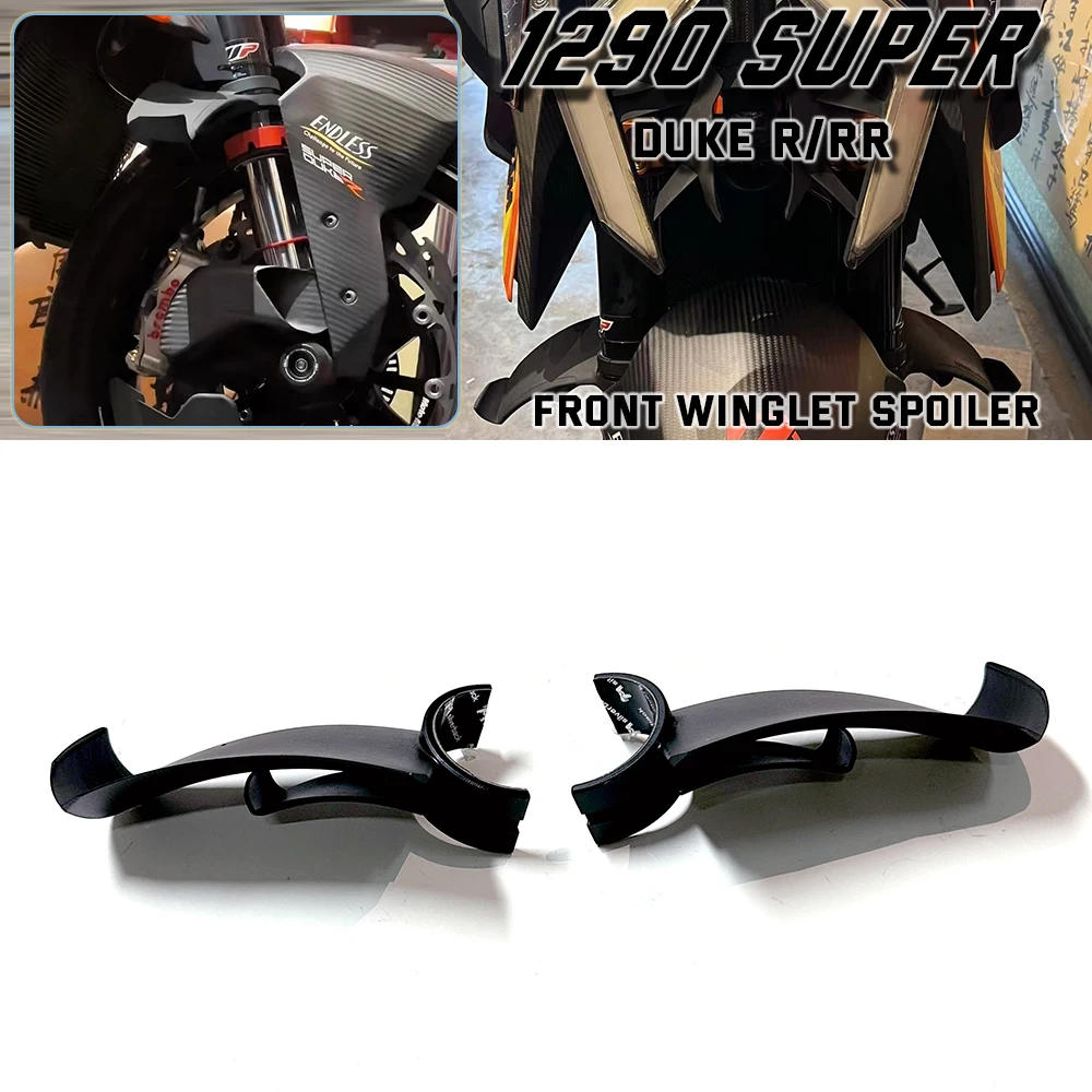 Front Spoiler Winglet Kit for 1290 1390  SUPER DUKE/R – GP Aerodynamic Trim, Side-Mounted Fixed Wing for Increased Downforce