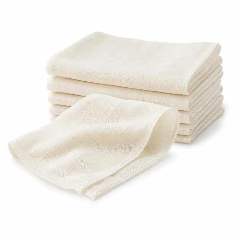 1pcs Cotton Gauze Kitchen Items Tofu Cheese Filter Cloth Butter Milk Coffee Filter Tools Gadgets Dining Bar Home Garden