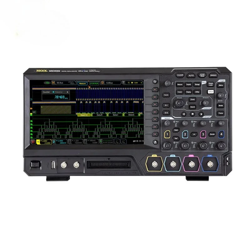 

1-R-i-g-o-l MSO5072 Two Channel, 70 MHz Digital / Mixed Signal Oscilloscope,8 GSa/s Sampling Rate