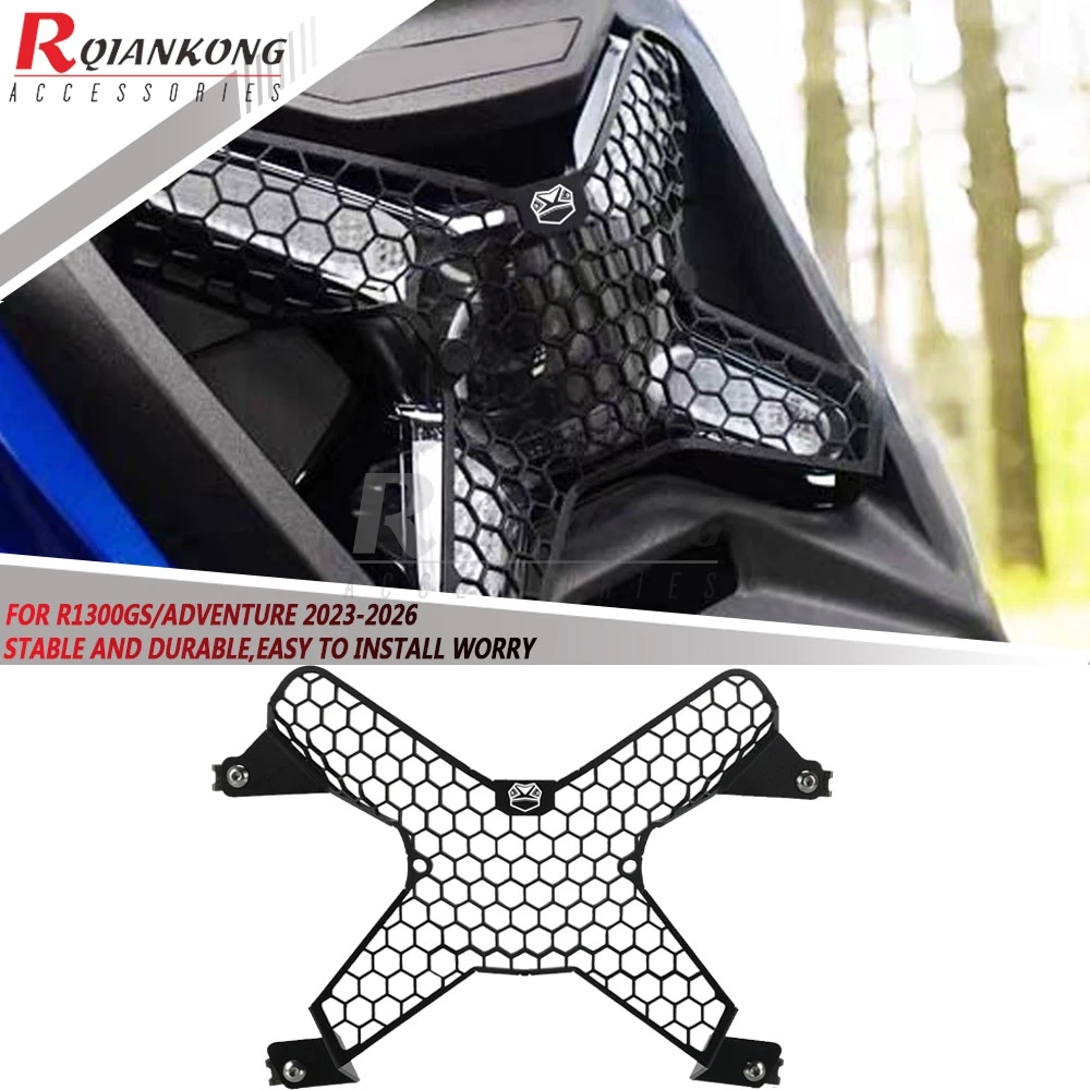 FOR BMW R1300GS GS1300 R 1300 GS TE / Trophy 2023-2024-2025-2026 Motorcycle Headlight Protector Headlamp Guard Protective Cover