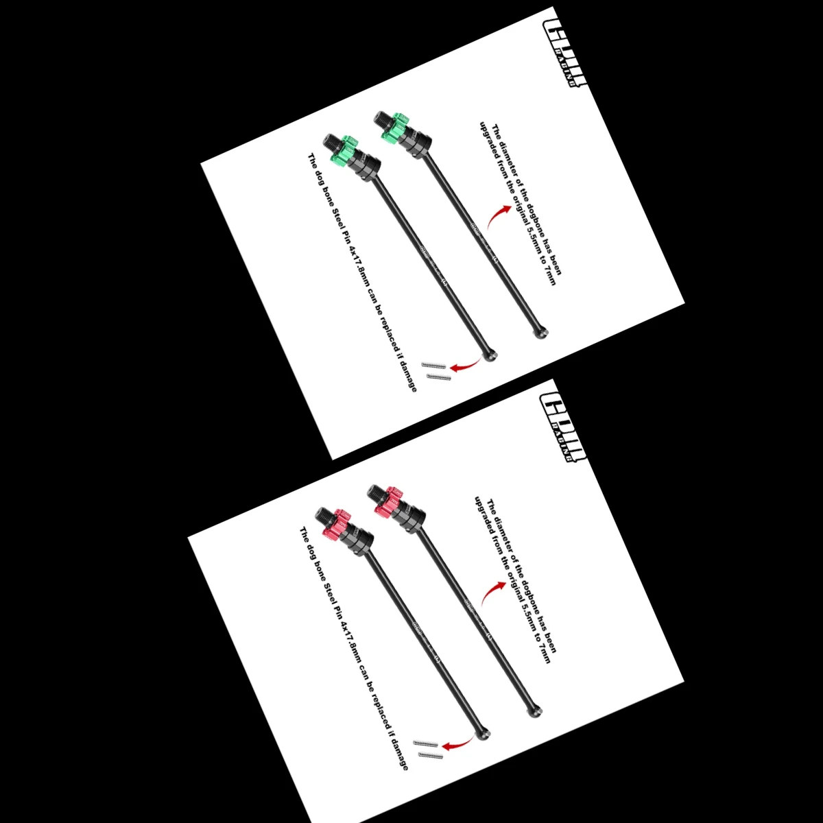 gpm-traxxas-xrt-7895-widemaxx-pour-arbre-de-transmission-f-r-en-acier-au-carbone-et-hexagone-en-alliage-7075