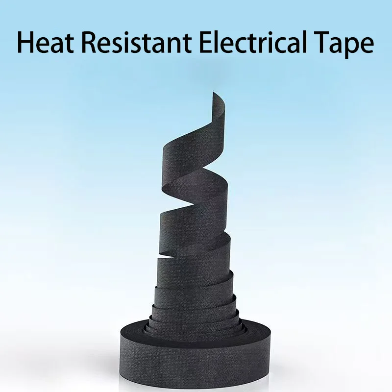 

10 rolls of flannel tape, heat-resistant wiring harness tape, cloth electrical insulation tape Velvet Harness Tape