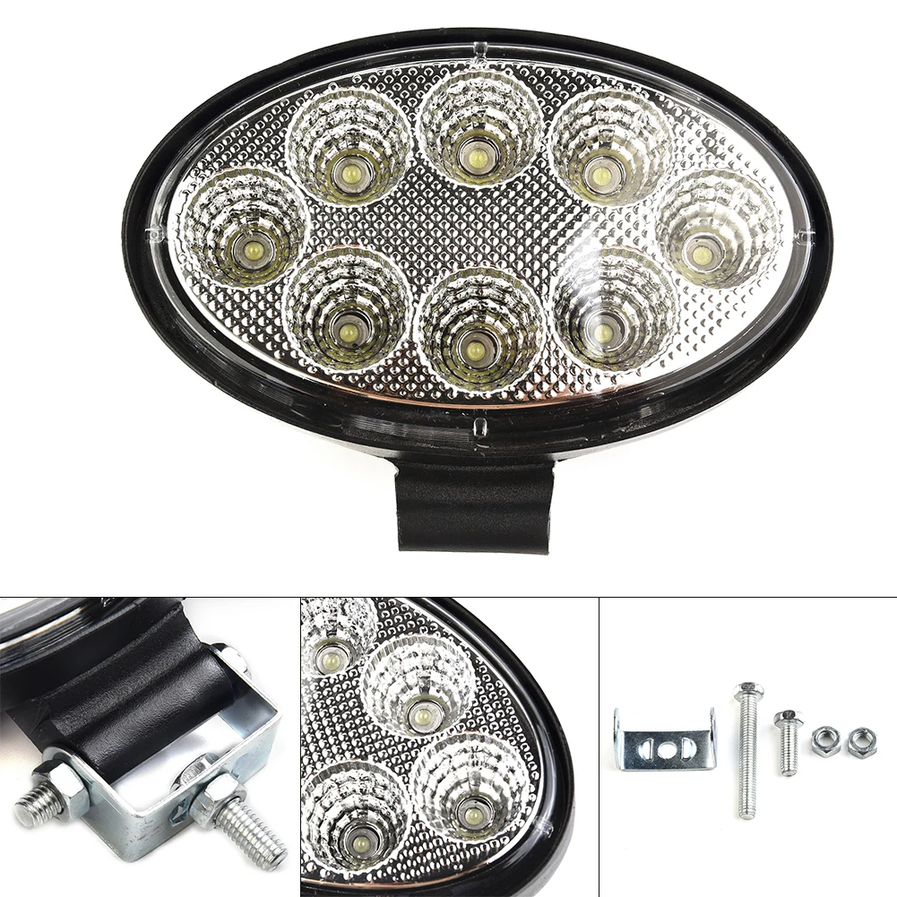 9-32V Night Driving Lights Oval LED Work Lamp Fog Light 5inch 60W For Truck OffRoad Tractor Flood Beam