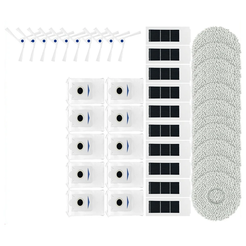 

Omni Robot Vacuums Roller Hepa Filter Mop Cloths Dust Bag Replacement Spare Parts For Ecovacs Debot X2 / X2 Pro / X2