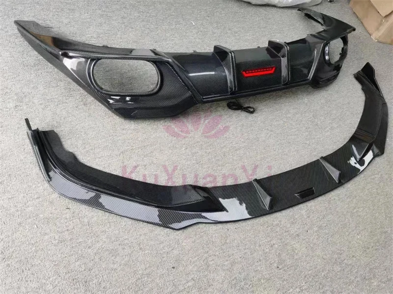 Used for BMW 8 Series 2 door 4 door G14 15 16 TD style high-quality carbon fiber front lip side skirts rear lip tail body kit