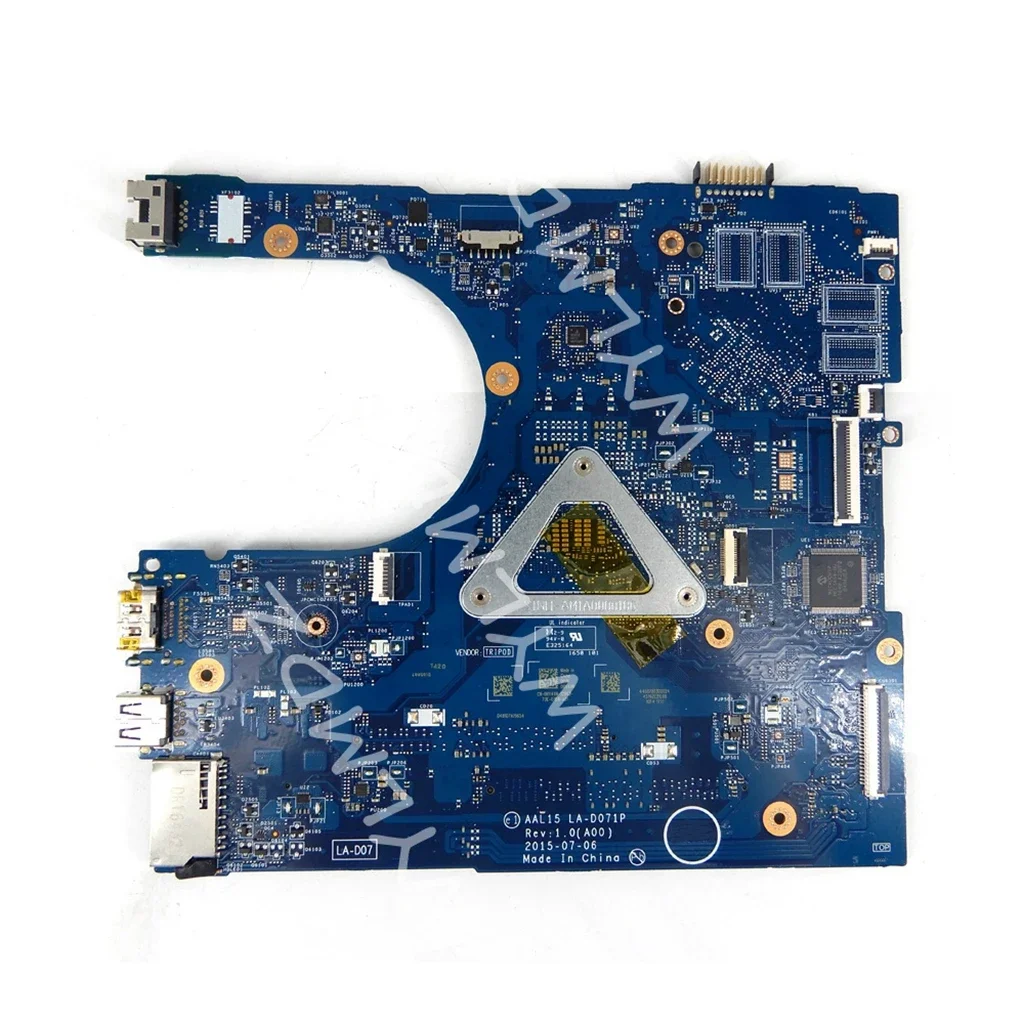 LA-D071P With i3/i5/i7 CPU Notebook Mainboard For Dell Inspiron 5559 5759 5459 3559 Laptop Motherboard 100% Tested OK