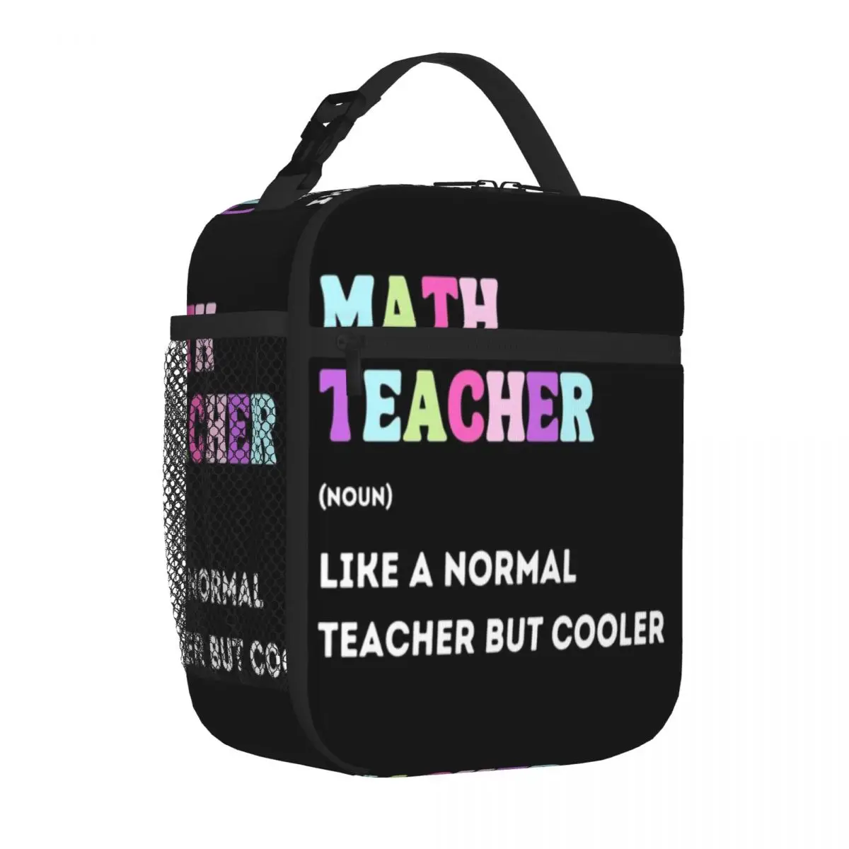 Bestselling Math Teacher Cooler Teacher Lowest Price On Site Gloss Finish Insulated Lunch Bag Roadside Stop Portable Lunch Bag