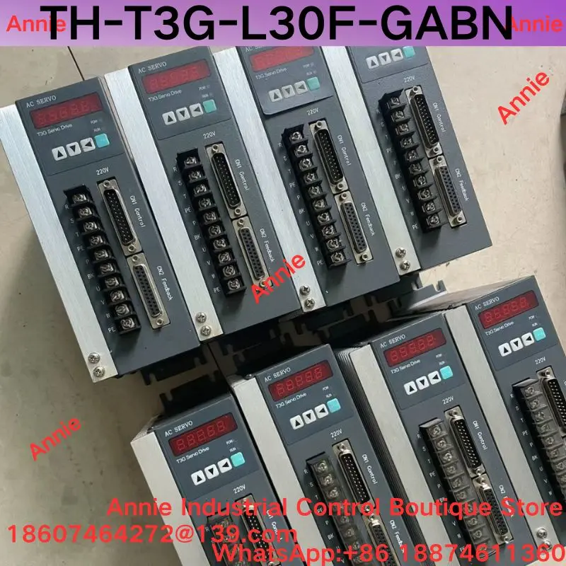 Second-hand Test OK   Servo Drive TH-T3G-L30F-GABN 220V input three-phase/single-phase 50/60Hz maximum output 15A