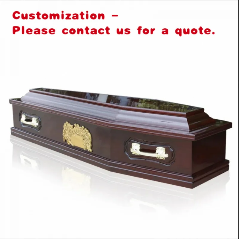 custom.Factory Sale Funeral Supplies Coffins and Baskets Wooden Coffin Casket