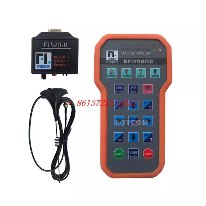 Imagem -06 - Cnc Sistema de Controle Remoto sem Fio para Plasma Flame Cutting Machine F1510 F1520 F1521