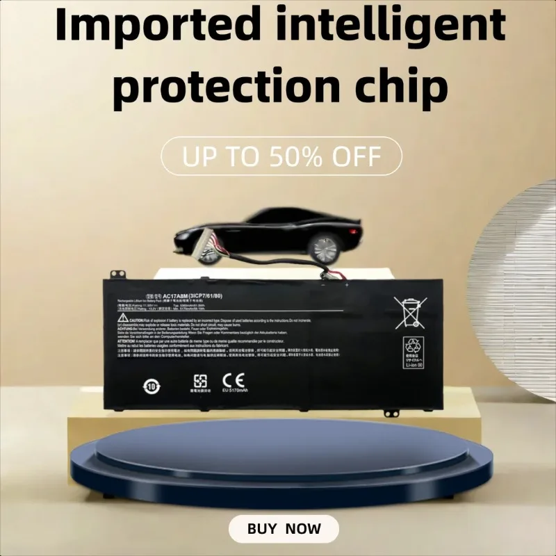 

11.55V 5360mAh Laptop Battery For Acer X30 X40 TMX3410 TMX314 X3 X40-51 TMX40-51