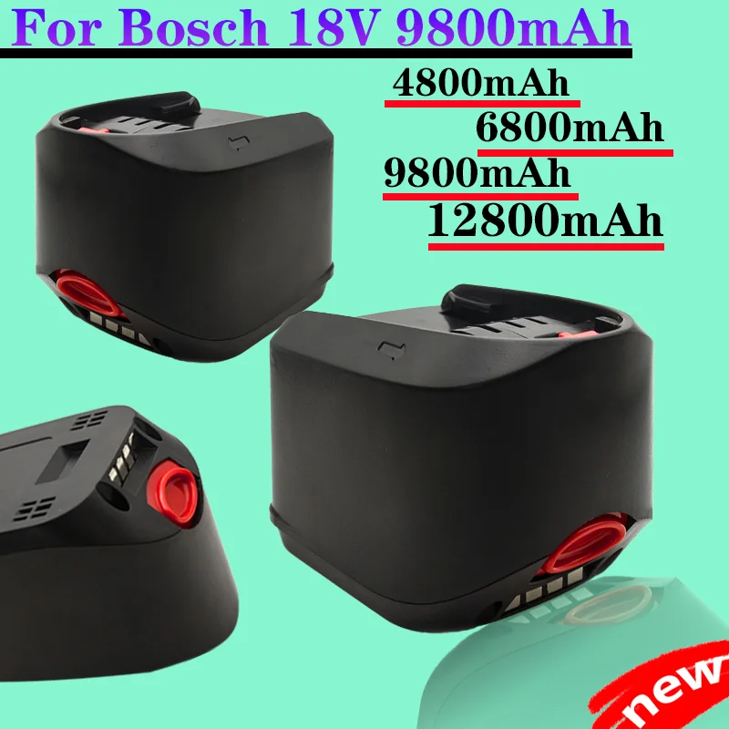 

Новый литий-ионный аккумулятор 18 в 12800 мАч для Bosch 18 в PBA PSB PSR PST Bosch Home, Garden Tools (только для TypC) AL1830CV AL1810CV