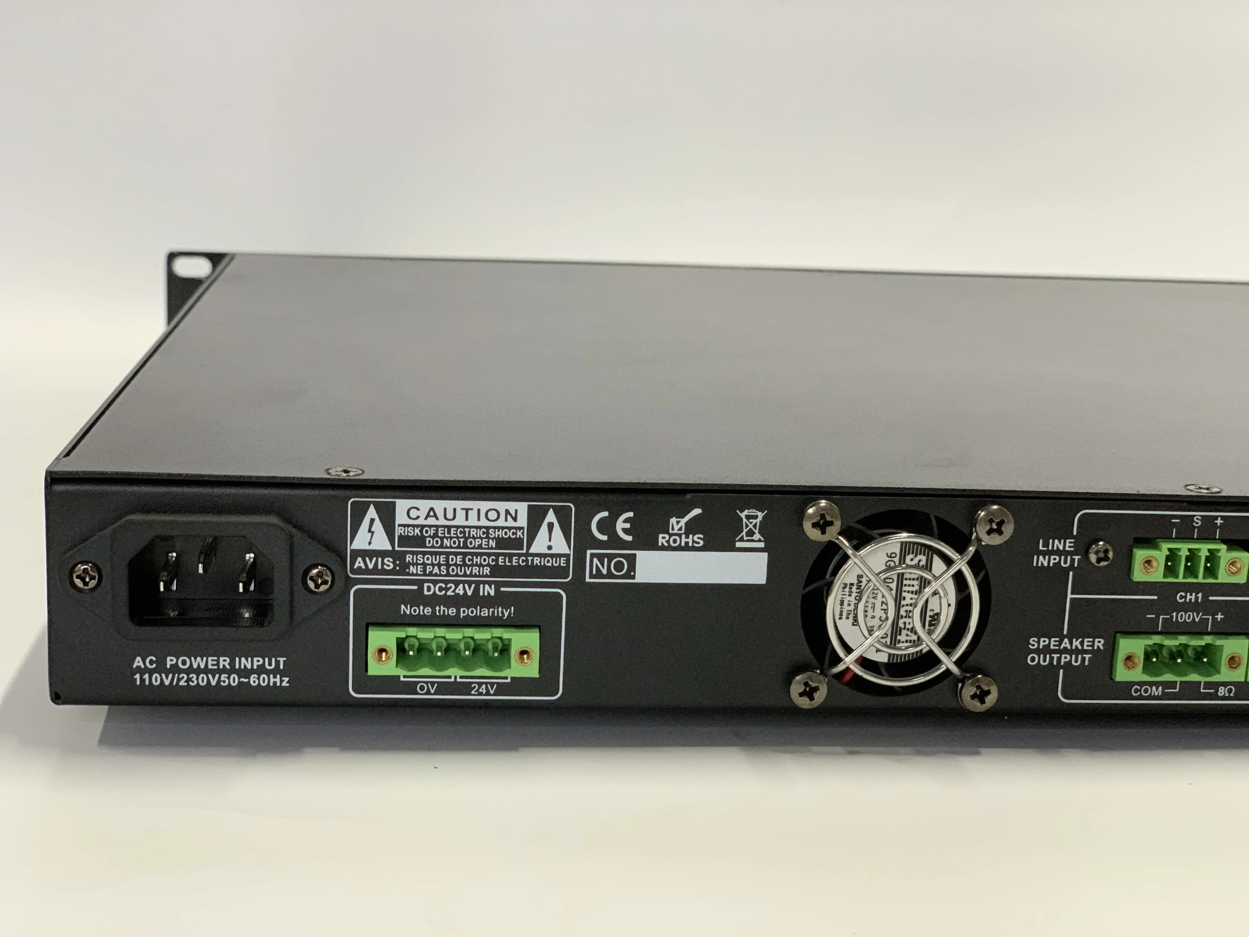 Class-D Four Channel 120W Power Amplifier