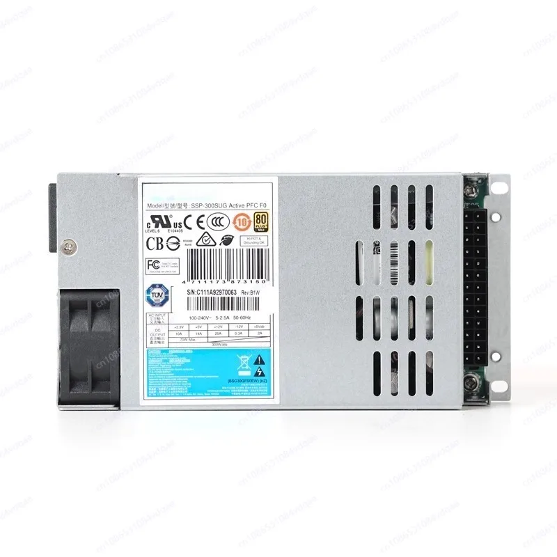 

1U silent power supply 300W power, high efficiency and energy saving