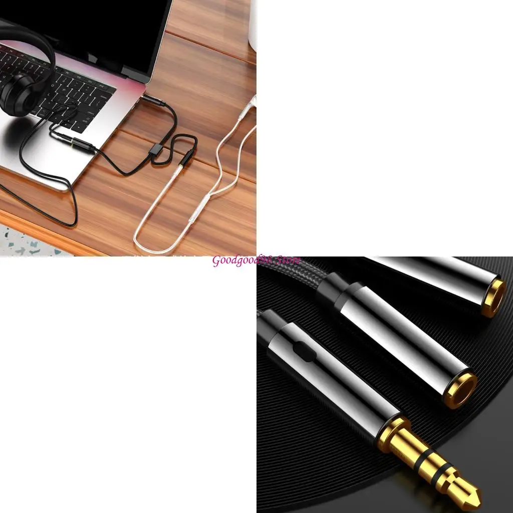 

Lightweight 3.5mm Audios Cable for On travel Listenings Auxs Extension Cable