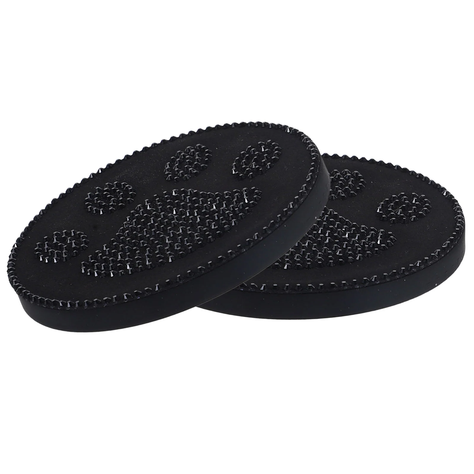 2 Pcs Car Coaster Plastic Cup Holder Placemat Anti-scald Coasters for Drinks Decorations Insulation Diamond Pad Ornament