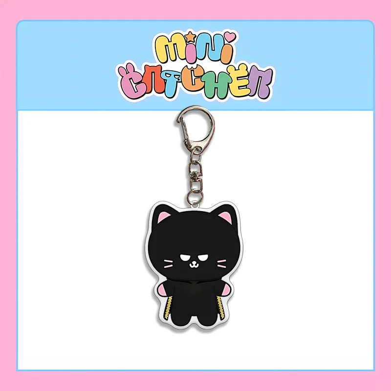 Kpop DREAMCATCHER سلسلة مفاتيح مصنوعة من الأكريليك لطيف حقيبة بنقوش كرتونية سحر سيارة كيرينغ Ji-U SUA Si-Yeon Ga-Hyeon المشجعين جمع السحر بالجملة