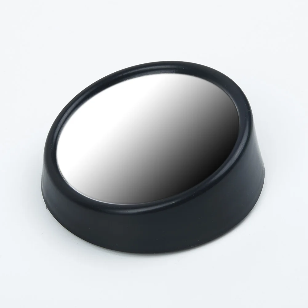 5.5*2cm Black Wide Angle Mirror 360 Rotation Adjustable Blind Spot Mirror Convex Rear View High Quality Useful Latest