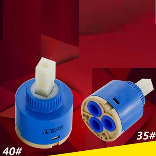 Venta al por mayor 5 unids-lote 35mm -40mm cartucho de cerámica mezclador de cartucho de grifo accesorios de grifo de bajo par Base plana de rotación