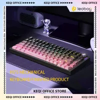 LEOBOG HI75 Mechanical Keyboard Aluminum Alloy Hot Swap RGB Gamer Gasket Knob Gaming Wired Keyboard Customized PC Accessories