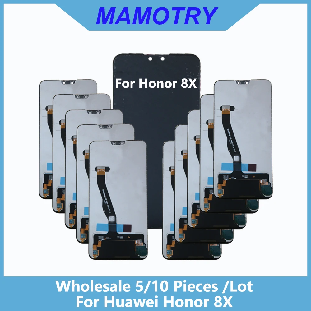 Wholesale 5/10 pieces / Lot For Huawei Honor 8X Screen Lcd Display With Touch Assembly JSN-L22/L42/L11/L21/L23/AL00/TL00/AL00a