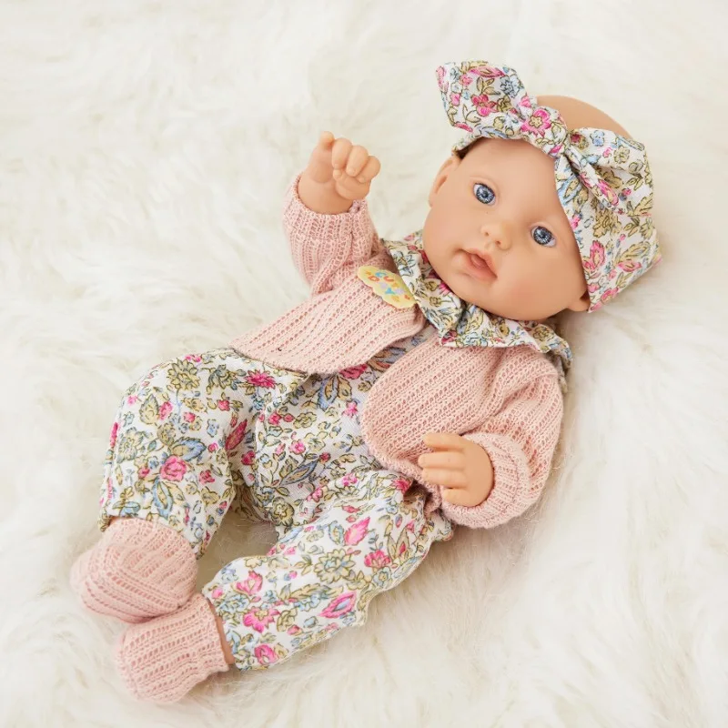 30 سنتيمتر تولد من جديد دمية طفل لينة البوليستر قابل للغسل لعبة مهدئة واقعية الفينيل كامل الجسم هدية عيد للأطفال نابض بالحياة