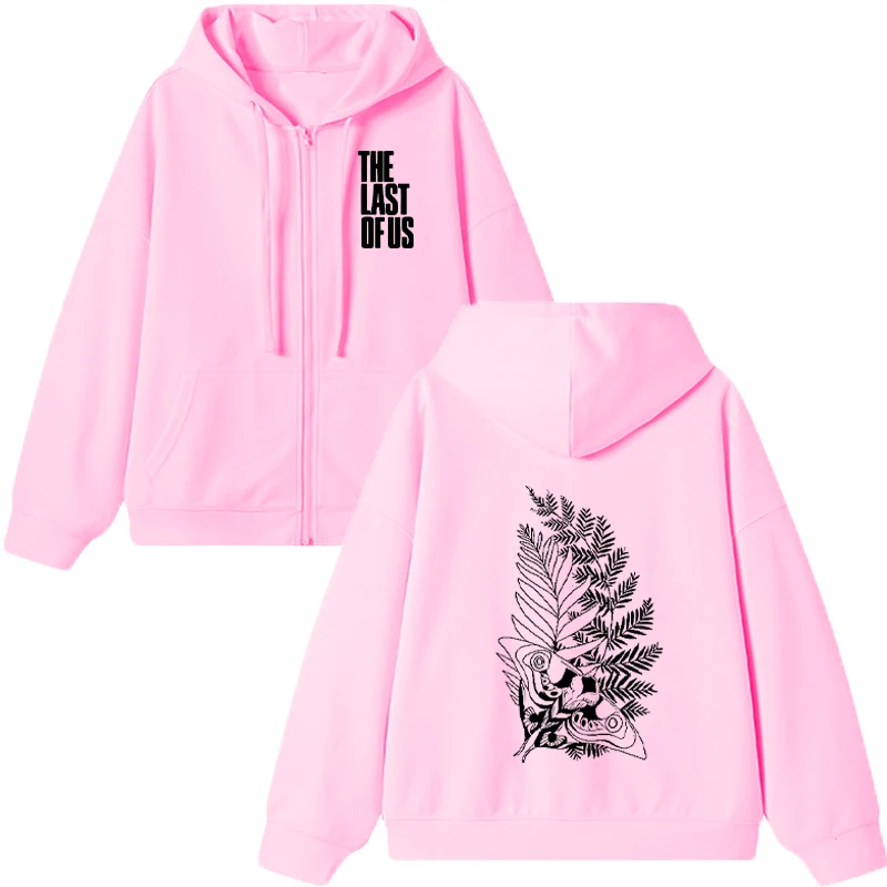 The Last of Us Ellie Double Sided Printed Zipper Pullover Men Women Sweatshirts Hip Hop hoodie Oversized Casual Fashion Pullover