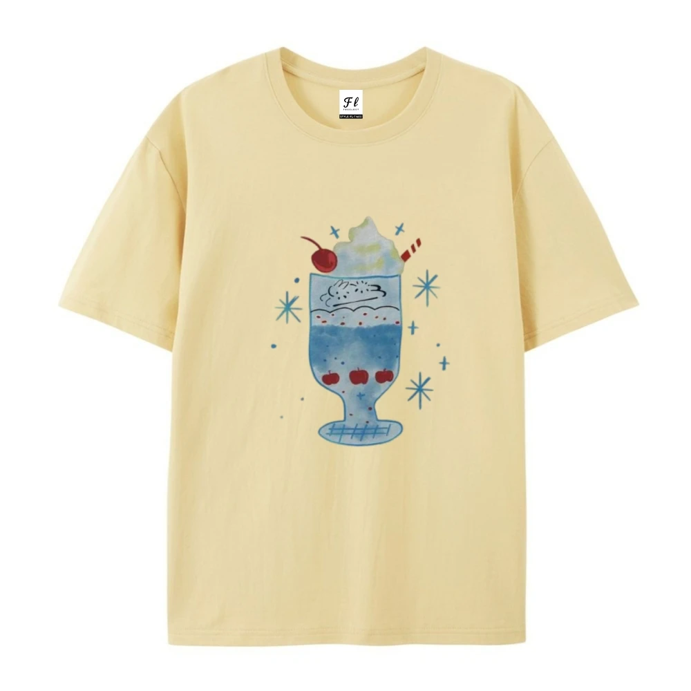 الخيار الأول للنساء، نمط الملابس النسائية القطنية بأكمام قصيرة يناسب مكان العمل واليومية مع تصميم أنثوي رائع