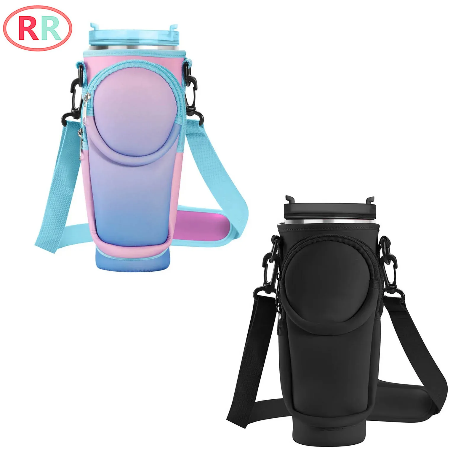 

40oz Cup Carrier Bag Water Bottle Holder Accessories Handle with Adjustable Strap for Outdoor Camping Travelling Cycling