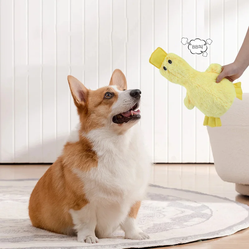 Pet Supplies Plush Toys Simulated Sound Production Ducks Dogs Toys Large Size Fatigue Relief Teeth Grinding and Cleaning Toys