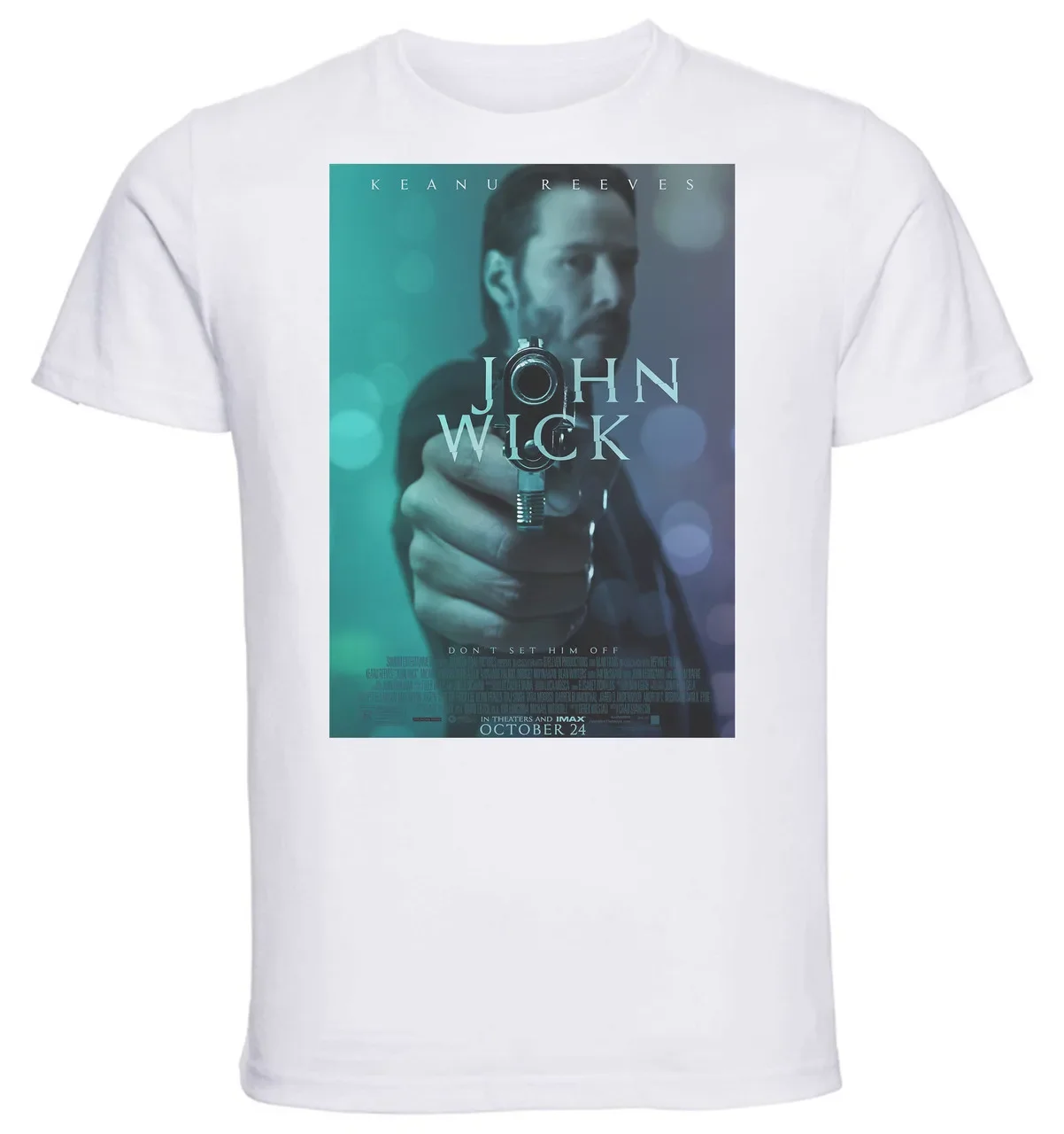 T-shirt Unisex - White - John Wick Playbill