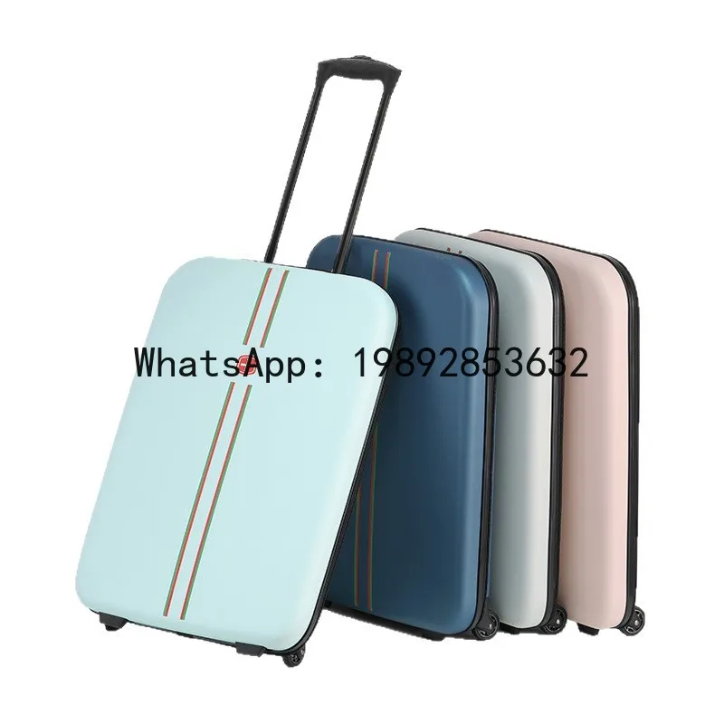 

X4-2 New Folding Trolley Suitcase 20 Inch 24 Inch Luggage Business Travel Lightweight Foldable Suitcase