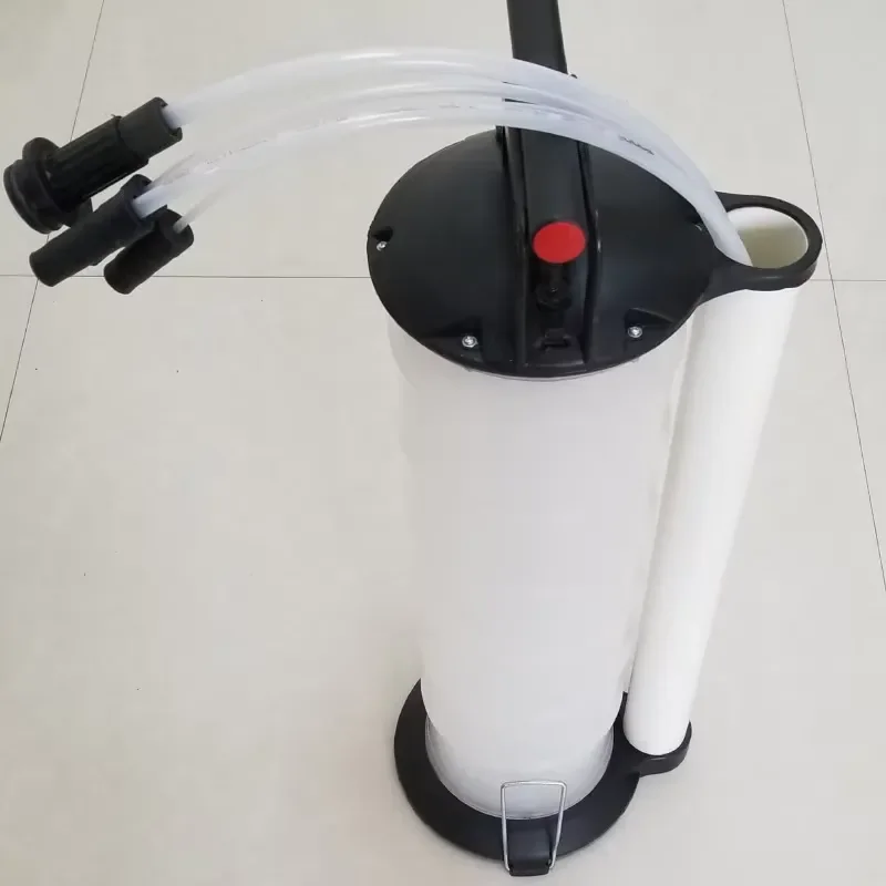 Manual Fluid Extractor Pump, Hand-Operated Tool for Engine Oil, Brake & Gear Oil Change