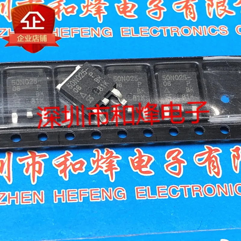 5-10 piezas 50N025-06P SUD50N025-06P TO-252 25V 78A nuevo y ORIGINAL en STOCK