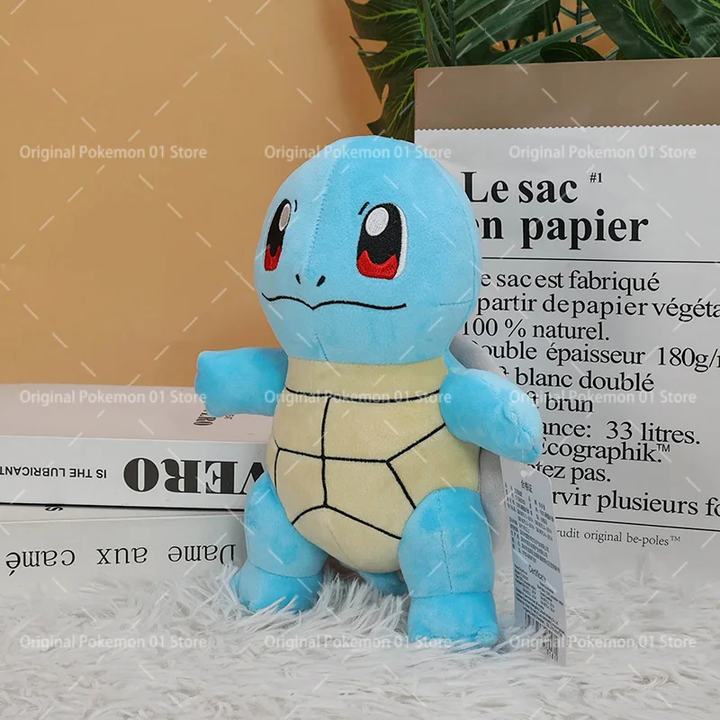22 センチメートルオリジナルポケモンぬいぐるみかわいいゼニガメぬいぐるみ動物のおもちゃアニメ人形スロー枕誕生日プレゼント子供のための