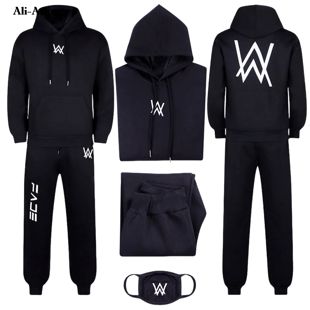 

DJ косплей Alan черный топ брюки костюм одежда для мужчин дети взрослые вечерние маскировка ролевая игра Хэллоуин карнавальный наряд костюмы