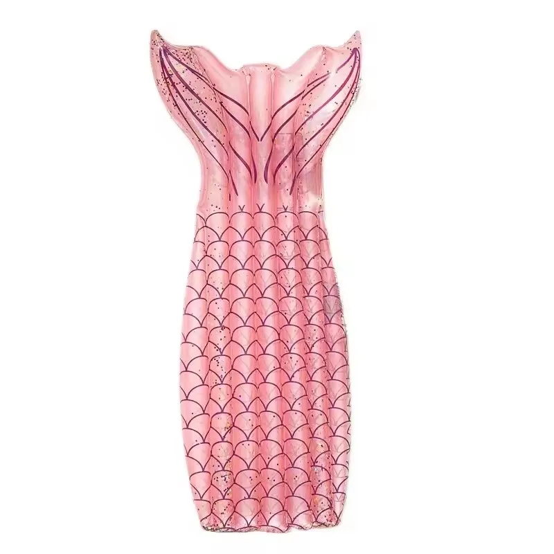 الترتر حورية البحر تعويم صف ذيل السمكة الكبار المياه نفخ تعويم السرير نفخ تعويم الصف