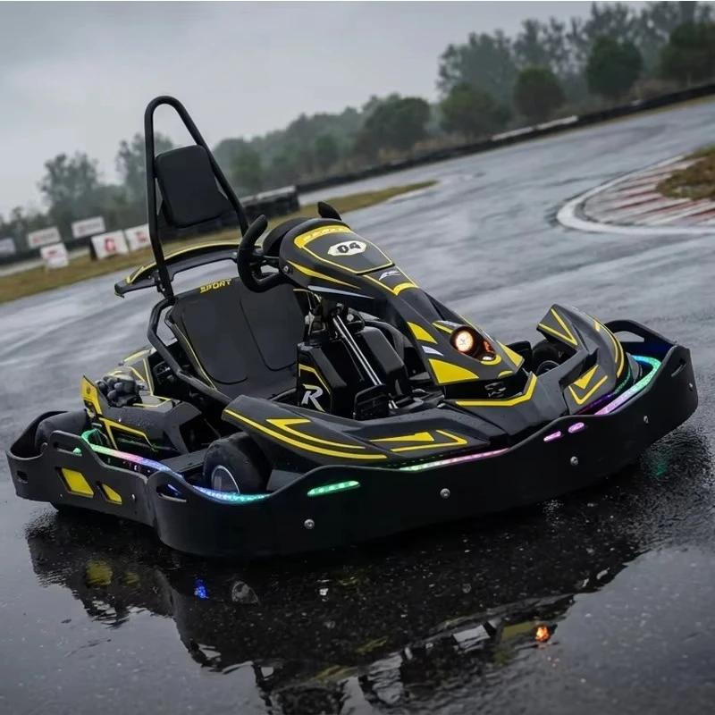 Prime High Speed - 1600W Factory Price  High Speed Electric Go Kart Adult Racing Kart OEM Custom Battery Powered