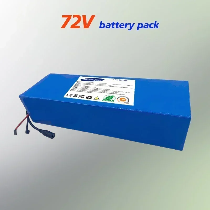 Brand new 72V30A21700 lithium battery pack energy storage suitable for bicycle scooter BMS high power 100% actual capacity