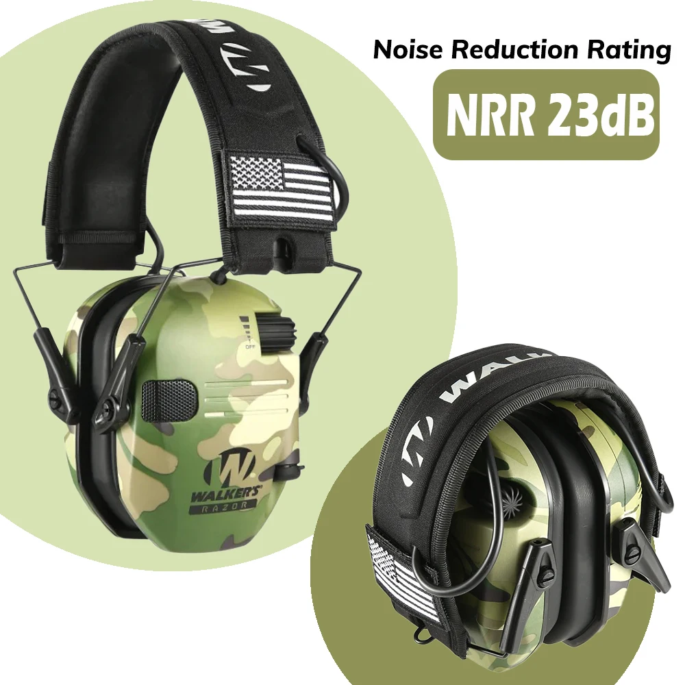 

Electronic Shooting Earmuffs Tactical Impact Sound Amplification Headset Ear Protection Anti-noise Ear Muff Outdoor Sports