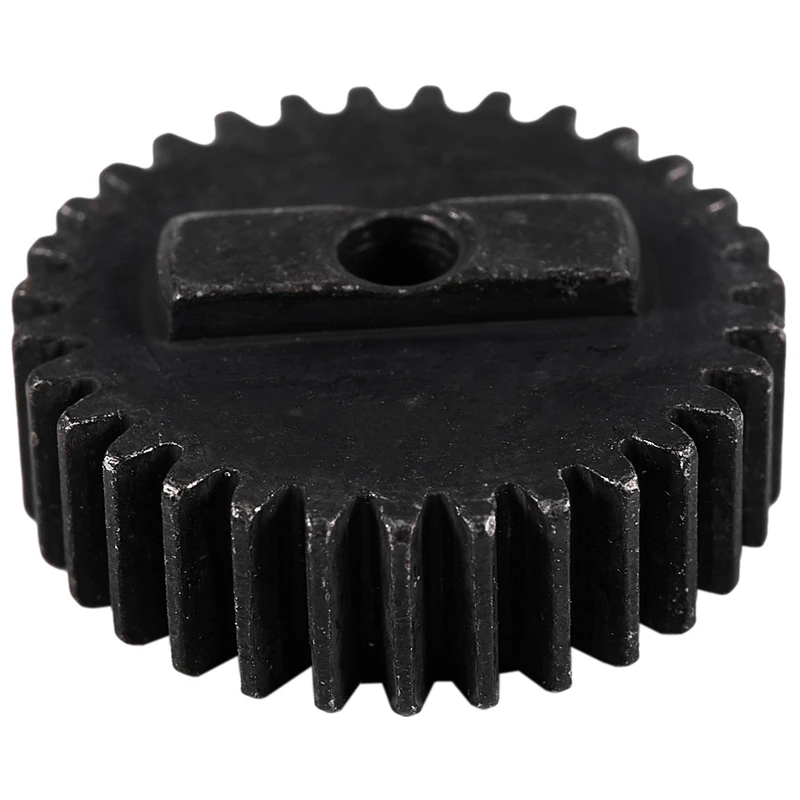 1 set di ingranaggi in metallo con motore 370 per scatola ingranaggi per cambio velocità WPL e 1 set di sedili con base per tirante in metallo per auto RC