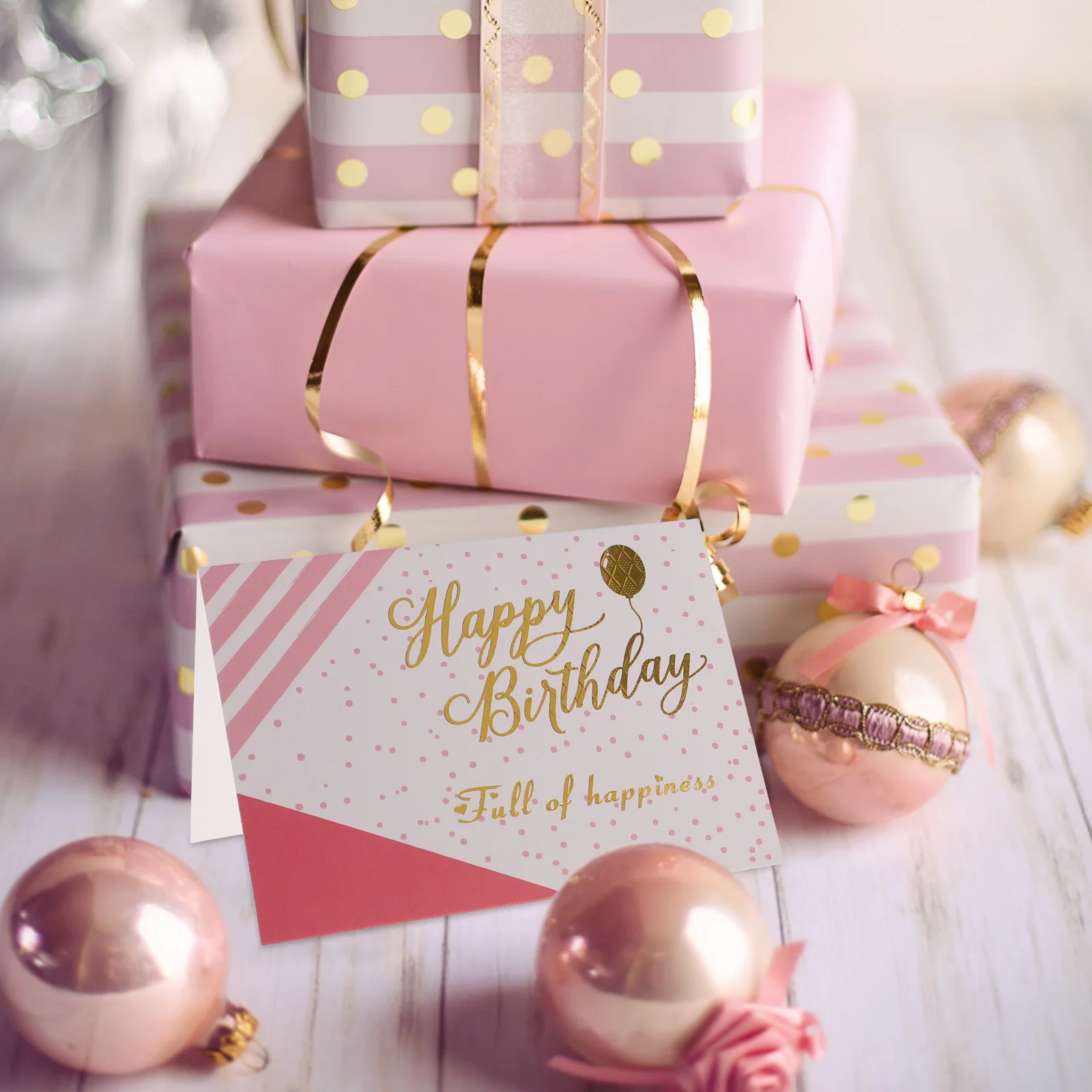 

40pcs Birthday Greeting Elegant Happy Birthday For Party Blessing Writing Simple Decorative Message Cards Assorted Funny